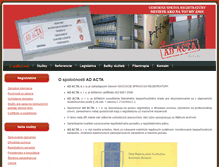 Tablet Screenshot of adactasr.sk